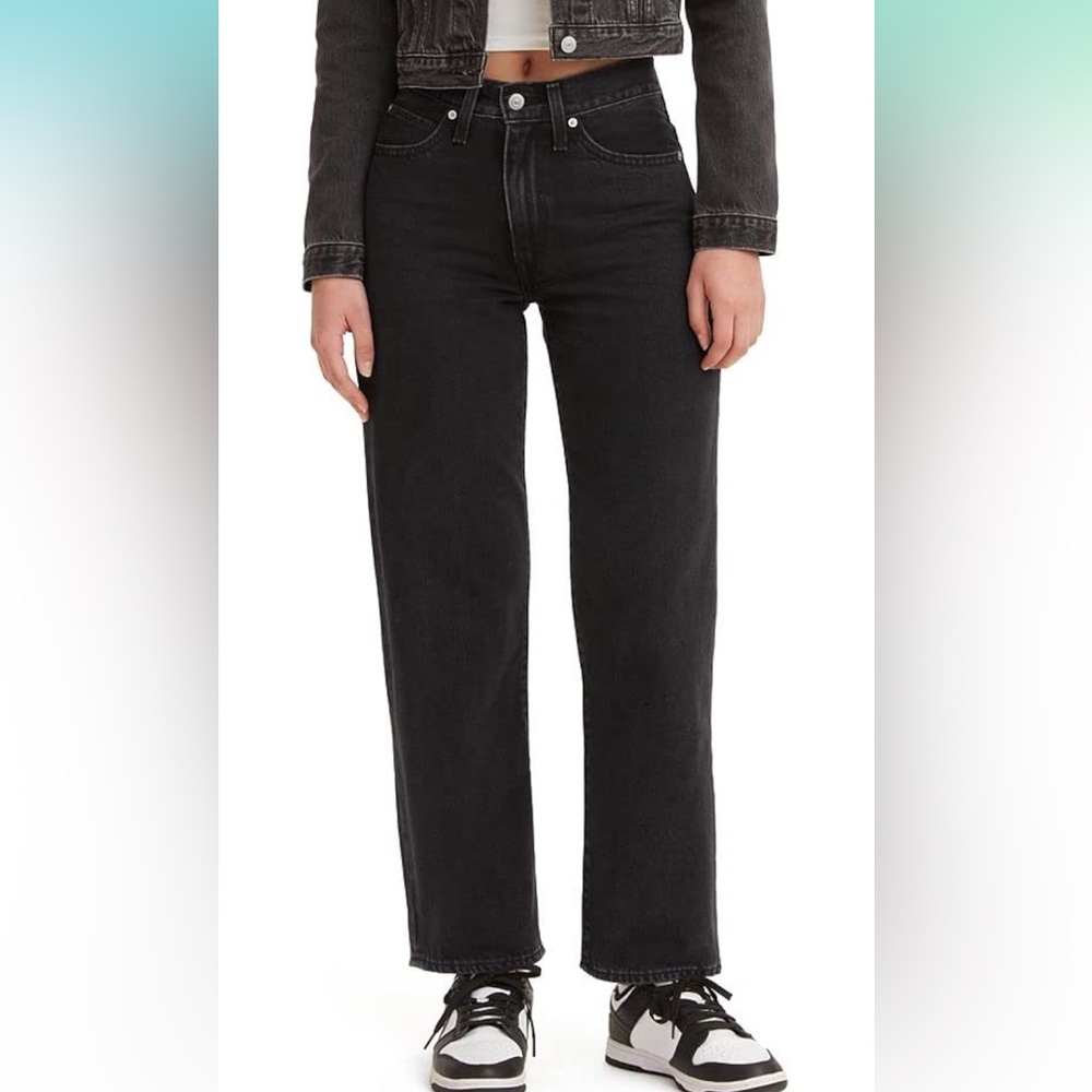 Levi's Black 94 Baggy Jeans